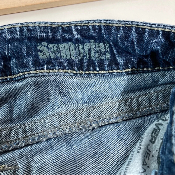 Silver Jeans Women's Sz 28 Santorini Capri/Cropped Jeans Medium Wash Blue Denim - Picture 7 of 11